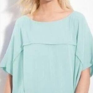 Diane Von Firstenberg Women's Light Blue Top